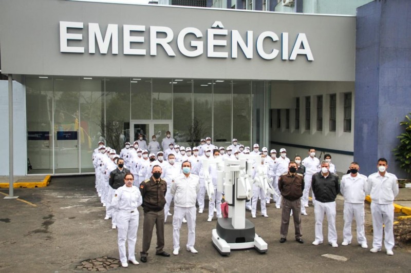  Hospital da Brigada Militar da capital recebe plataforma robótica para cirurgias