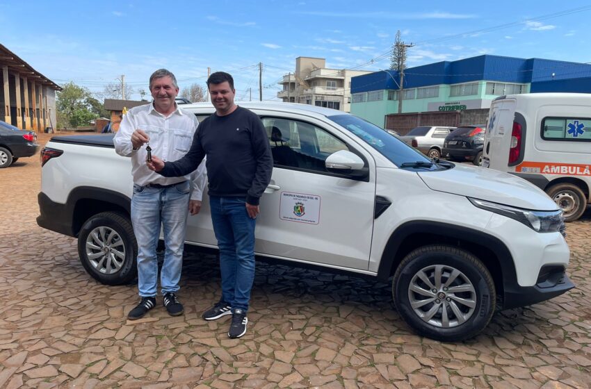  Taquaruçu do Sul recebe novo veículo para o setor da saúde