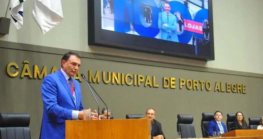  Fundador de rede de farmácias do RS que iniciou sua trajetória em Iraí recebe título de Cidadão de Porto Câmara Municipal de Porto Alegre