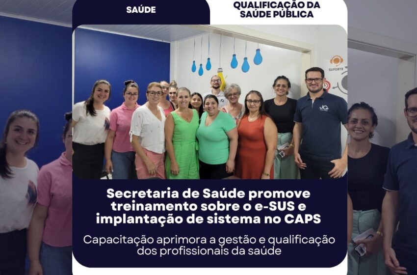  FW: Secretaria da Saúde realiza treinamento com coordenadoras das Unidades de Saúde