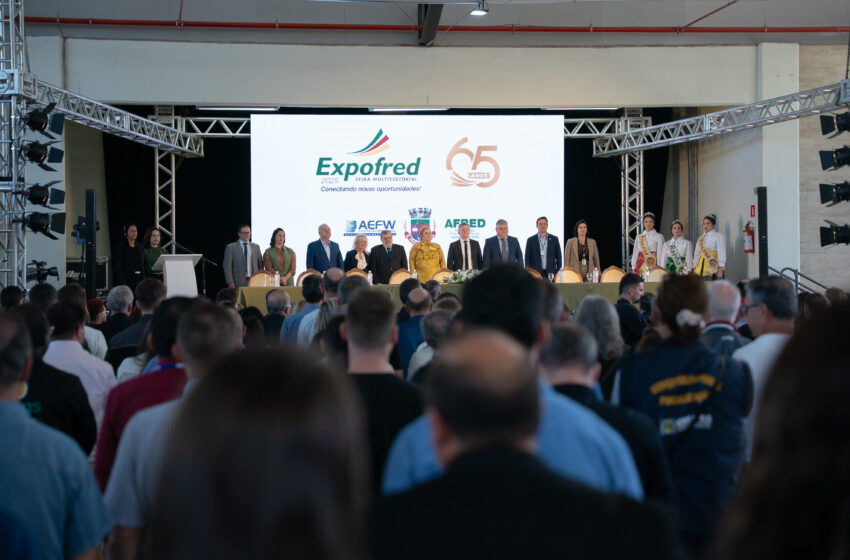 Expofred 2025: cerimônia dá início a edição de 65 anos da feira