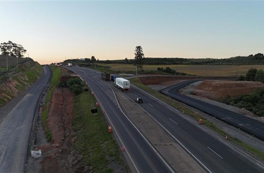  Implantação de novo viaduto desvia fluxo na BR-386, em Soledade (RS)