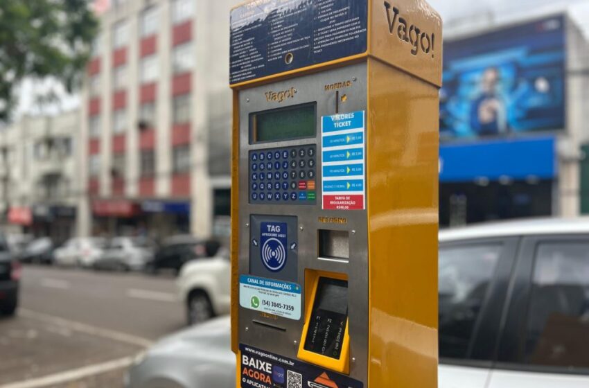  Passo Fundo terá estacionamento rotativo pago com cartão de crédito em breve