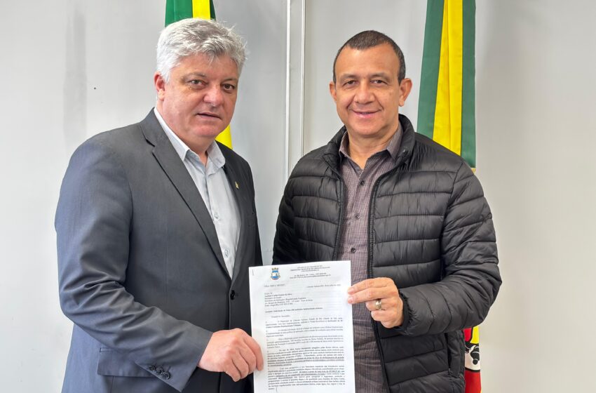 Prefeito Gilson de Carli cumpre agenda em Porto Alegre e confirma a liberação de recurso para a construção de um centro de convivência