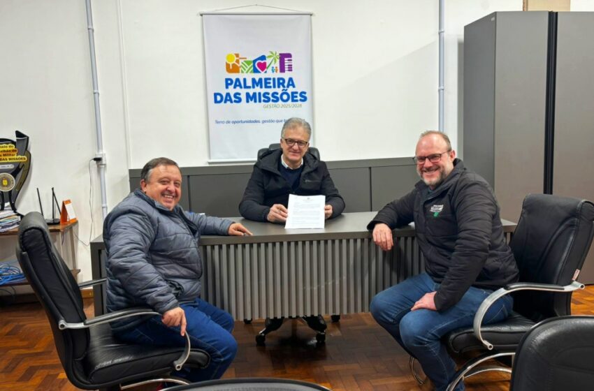Prefeitura de Palmeira das Missões firma convênio com Corede Rio da Várzea
