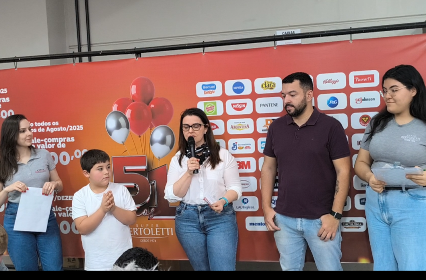  Super Bertoletti sorteia prêmios e valoriza clientes