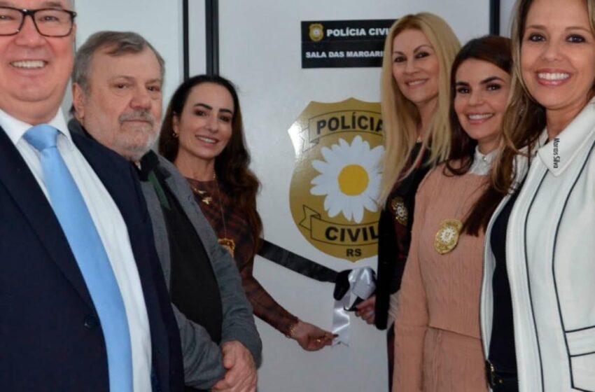  POLÍCIA CIVIL INAUGURA DPPA E SALA DAS MARGARIDAS EM FREDERICO WESTPHALEN