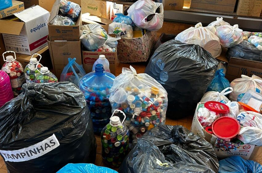  Rodeio Bonito: Campanha Tampinha Solidária arrecada mais de 600 kg de material em prol do Hospital São José