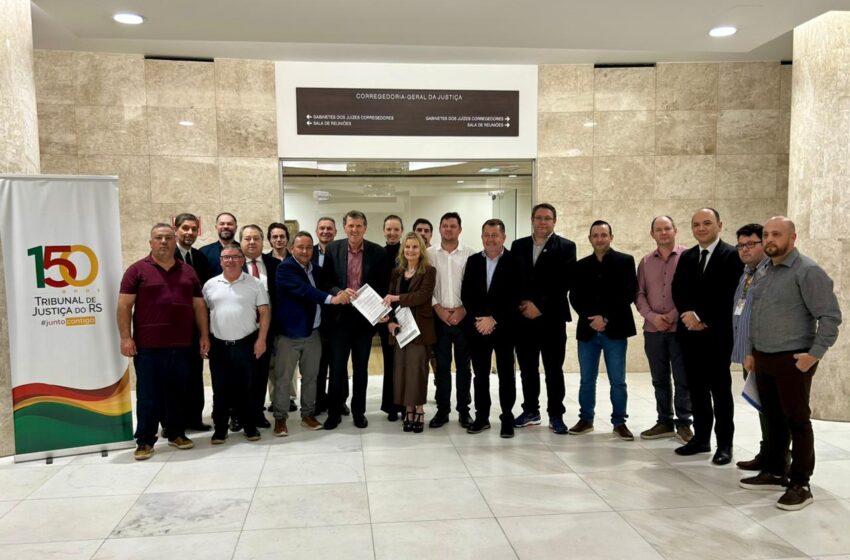  Prefeitos da AMZOP solicitam criação de nova Comarca em reunião com o TJRS