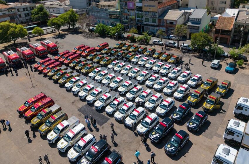  Leite entrega mais de R$ 46 milhões em viaturas e equipamentos para a segurança pública