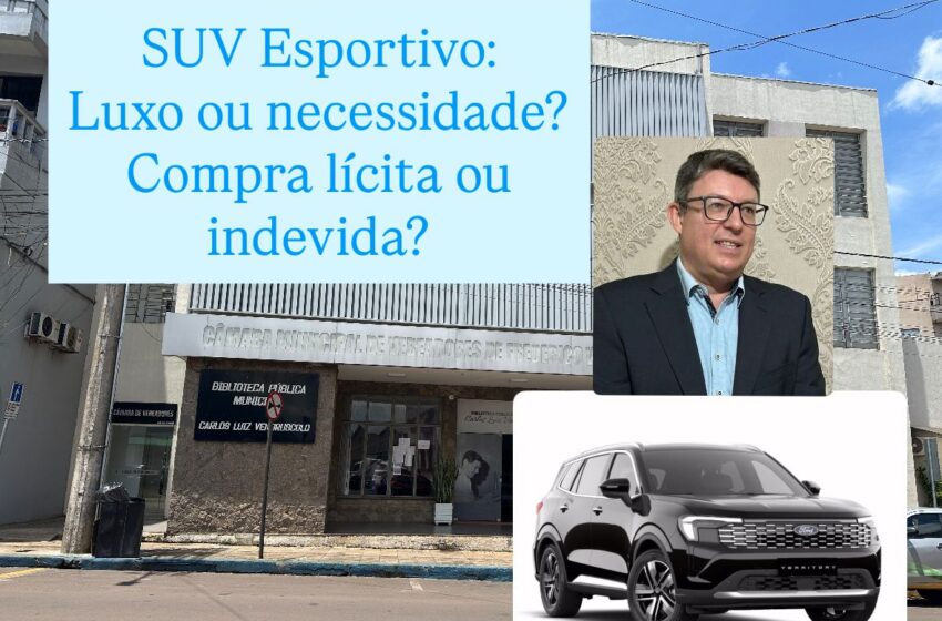  QUESTIONANDO – EVANS MELO:  ‘A VERDADE SOBRE A COMPRA DE UM SUV DE R$215.000,00 PELA PRESIDENTE DA CÂMARA’.