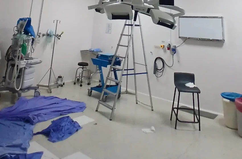  Hospital de Caridade de Erechim tem 60% dos telhados danificados pelo granizo
