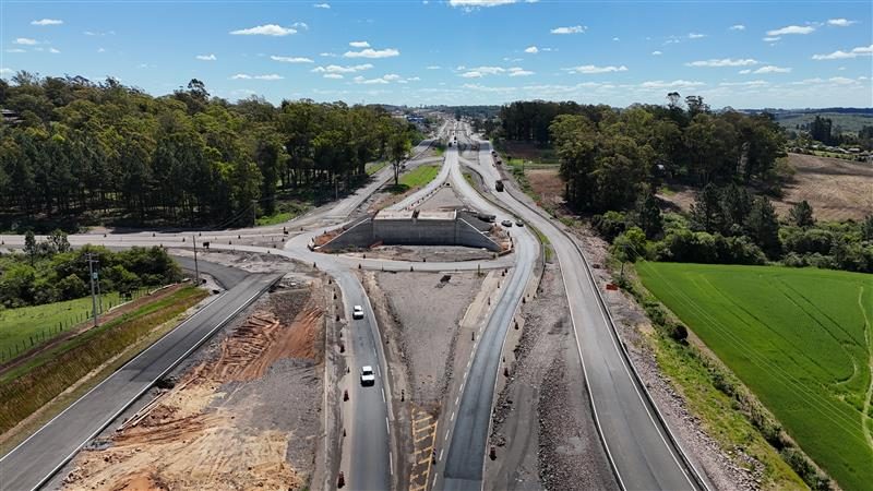 Novo dispositivo na BR-386 em Soledade (RS) entra na reta final de obras