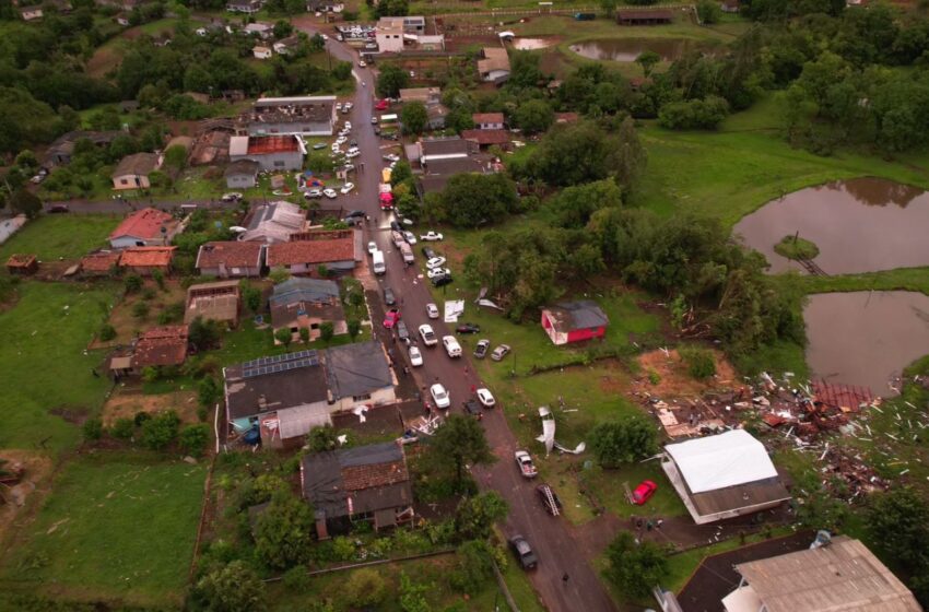  Proteção e Defesa Civil confirma ocorrência de três tornados no Oeste de Santa Catarina