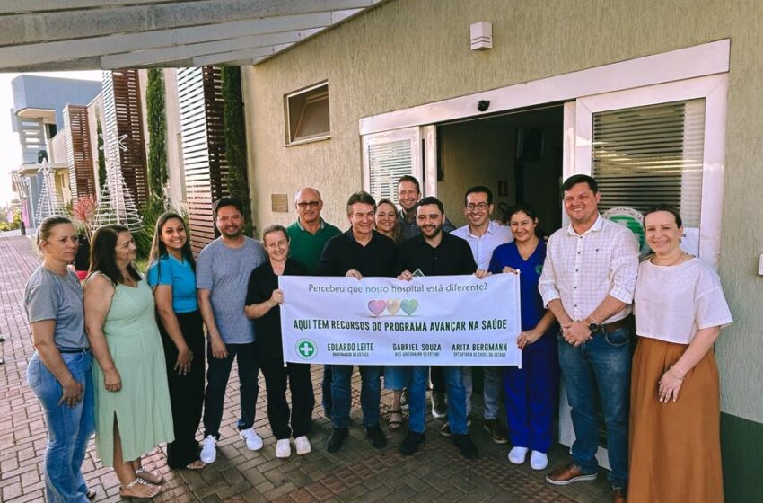  Executivo e Legislativo de Seberi acompanham Vice-Governador Gabriel Souza em visita ao Hospital Pio XII