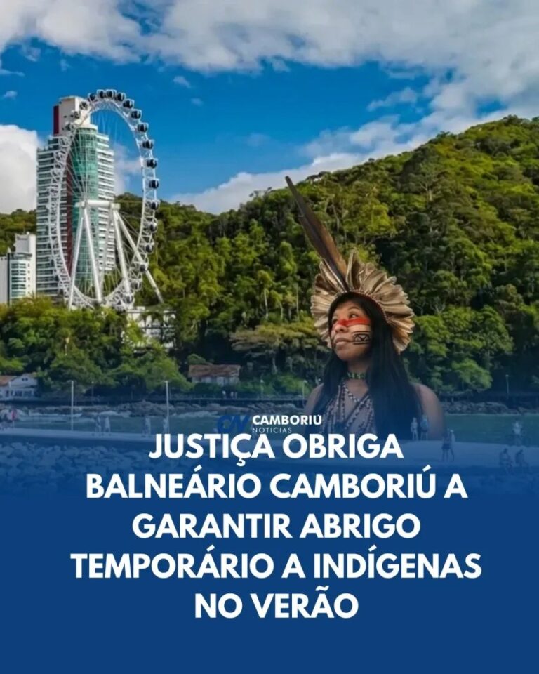 Justiça obriga Balneário Camboriú a garantir abrigo temporário a indígenas da região de Iraí, no verão