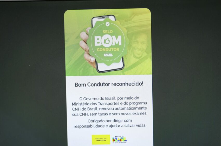  Renovação automática de CNH beneficia 300 mil na primeira semana