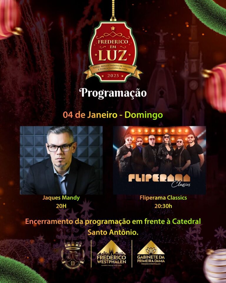 FREDERICO EM LUZ ENCERRA EM GRANDE ESTILO NESTE DOMINGO,,4