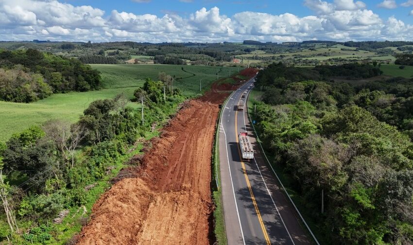  Atrasos em pagamentos afetam obras na BR-386 e reduzem ritmo dos trabalhos