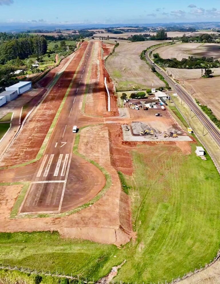 Aeroporto de São Miguel do Oeste é fechado para obra milionária