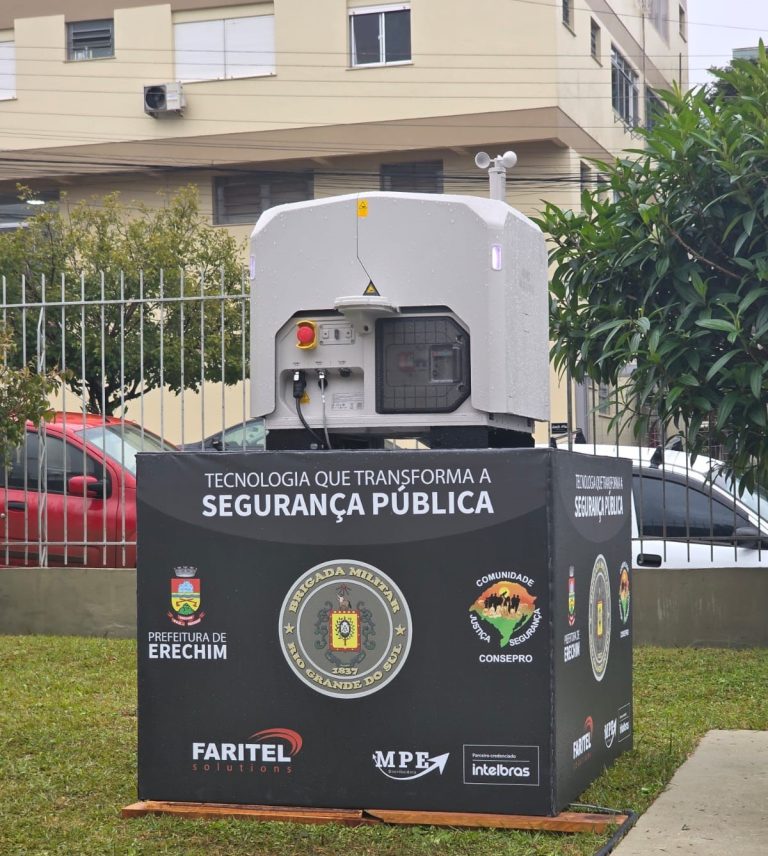 Erechim testa drones autônomos para atuar como primeiros respondedores em ocorrências policiais e de trânsito