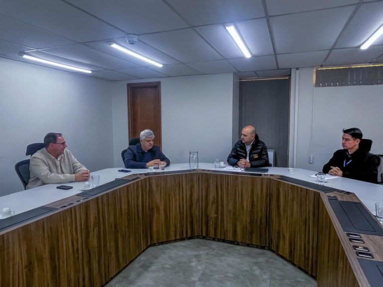Prefeitos de Cerro Grande e Liberato Salzano mantém audiência na Defesa Civil em Porto Alegre