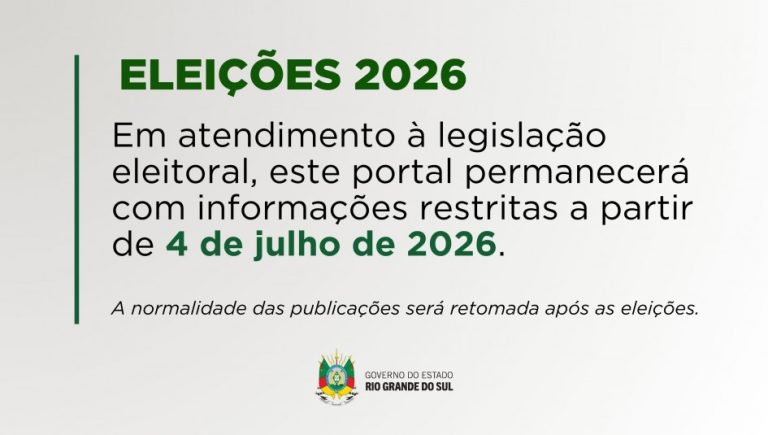 Sites e redes sociais de secretarias, vinculadas e órgãos do Executivo adotam medidas para atender à legislação eleitoral