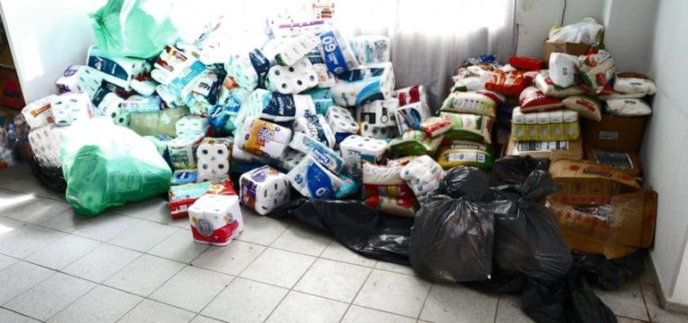 Prefeitura cede espaço para donativos da comunidade venezuelana