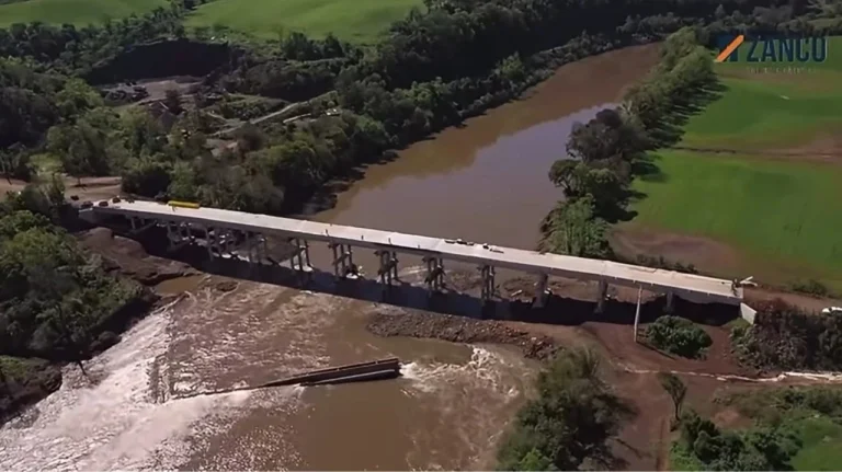 Prefeitura de Rodeio Bonito esclarece bloqueio de acesso à nova ponte sobre o Rio da Várzea