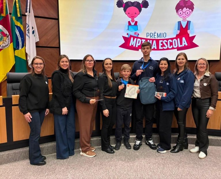 Estudantes da Rede Municipal de Três Passos são premiados na etapa estadual do Prêmio MPT na Escola