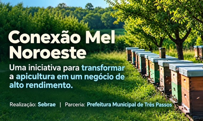 Conexão Mel Noroeste: Três Passos avança na qualificação da cadeia do mel